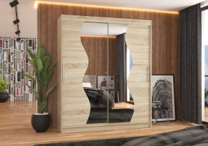 ADRK Furniture - Ormar s kliznim vratima Medison - 180 cm