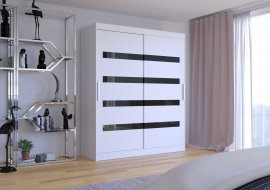 ADRK Furniture - Ormar s kliznim vratima Nelson - 180 cm