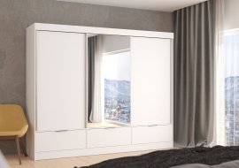ADRK Furniture - Ormar s kliznim vratima Niko s 1 ogledalom