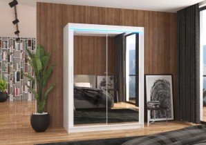 ADRK Furniture - Ormar s kliznim vratima Permo - 150 cm