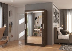ADRK Furniture - Ormar s kliznim vratima Tibago - 120 cm