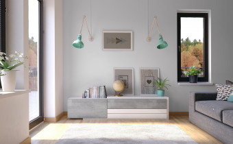 Bijela + beton