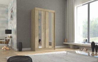 ADRK Furniture - Ormar s kliznim vratima Balton - 120 cm