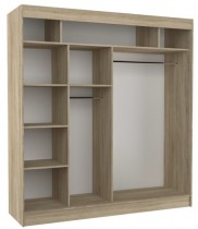 ADRK Furniture - Ormar s kliznim vratima Balton - 200 cm