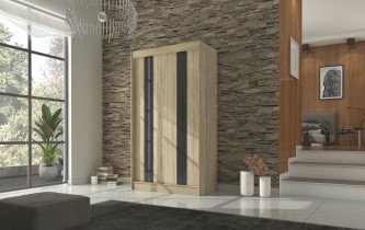 ADRK Furniture - Ormar s kliznim vratima Karen - 120 cm