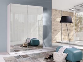 ADRK Furniture - Ormar s kliznim vratima Alando 6 - s ogledalom