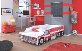 ADRK Furniture - Dječji krevet Fire Truck - 70x140 cm