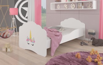 ADRK Furniture - Dječji krevet Casimo s motivom - 70x140 cm