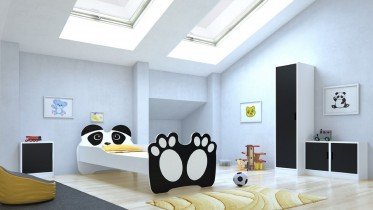 ADRK Furniture - Dječji krevet Medvjedić - 80x160 cm