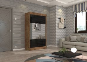 ADRK Furniture - Ormar s kliznim vratima Tamos - 120 cm