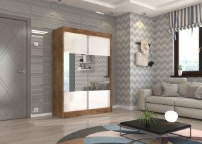 ADRK Furniture - Ormar s kliznim vratima Tamos - 150 cm