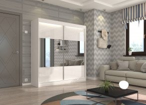 ADRK Furniture - Ormar s kliznim vratima Tamos - 200 cm