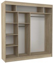 ADRK Furniture - Ormar s kliznim vratima Toura - 200 cm