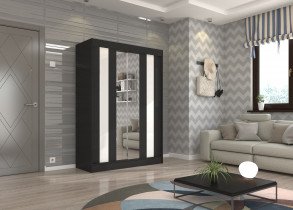 ADRK Furniture - Ormar s kliznim vratima Keita - 150 cm