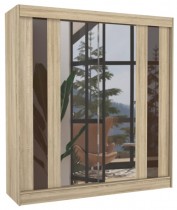 Hrast/Čokolada lacobel