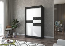 ADRK Furniture - Ormar s kliznim vratima Batia - 120 cm