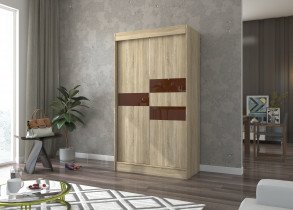 ADRK Furniture - Ormar s kliznim vratima Batia - 120 cm