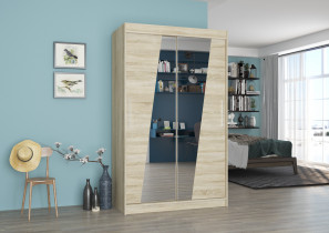 ADRK Furniture - Ormar s kliznim vratima Texas - 120 cm