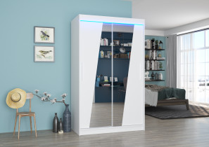 ADRK Furniture - Ormar s kliznim vratima Texas - 120 cm