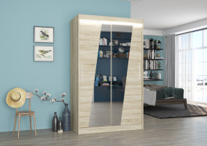 ADRK Furniture - Ormar s kliznim vratima Texas - 120 cm