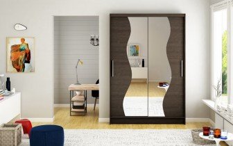 ADRK Furniture - Ormar s kliznim vratima Oswald - 120 cm