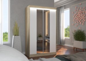 ADRK Furniture - Ormar s kliznim vratima Marvin - 120 cm