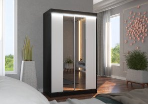 ADRK Furniture - Ormar s kliznim vratima Marvin - 120 cm