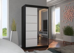 ADRK Furniture - Ormar s kliznim vratima Nicea - 120 cm