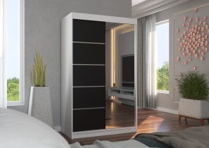 ADRK Furniture - Ormar s kliznim vratima Nicea - 120 cm