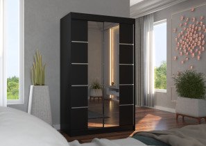 ADRK Furniture - Ormar s kliznim vratima Genua - 120 cm