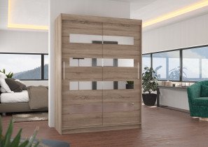 ADRK Furniture - Ormar s kliznim vratima Baltic - 150 cm