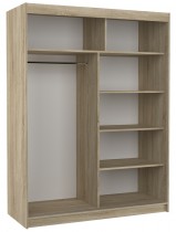 ADRK Furniture - Ormar s kliznim vratima Bolton - 150 cm
