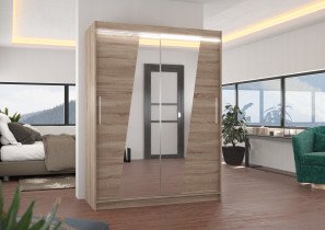 ADRK Furniture - Ormar s kliznim vratima Bolton - 150 cm
