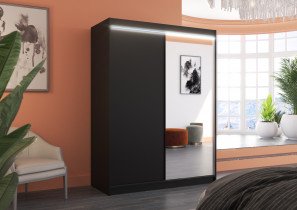 ADRK Furniture - Ormar s kliznim vratima Jordan - 150 cm