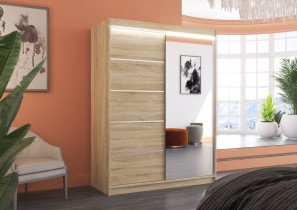 ADRK Furniture - Ormar s kliznim vratima Limbo - 150 cm