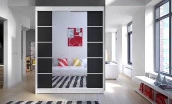 ADRK Furniture - Ormar s kliznim vratima Nordic - 150 cm
