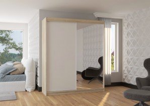ADRK Furniture - Ormar s kliznim vratima Viki - 180 cm