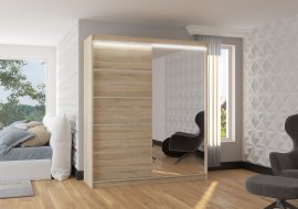 ADRK Furniture - Ormar s kliznim vratima Caro - 180 cm