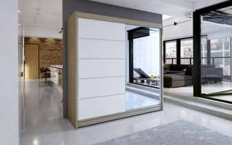 ADRK Furniture - Ormar s kliznim vratima Caro - 180 cm