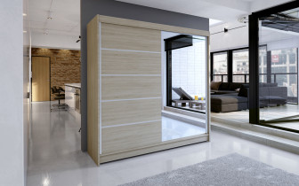 ADRK Furniture - Ormar s kliznim vratima Caro - 180 cm