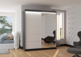ADRK Furniture - Ormar s kliznim vratima Caro - 180 cm