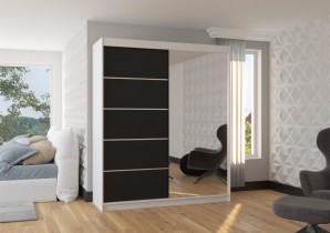 ADRK Furniture - Ormar s kliznim vratima Caro - 180 cm