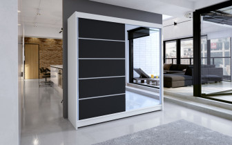 ADRK Furniture - Ormar s kliznim vratima Caro - 180 cm