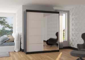 ADRK Furniture - Ormar s kliznim vratima Caro - 180 cm