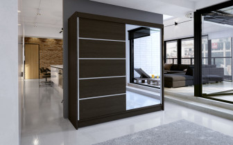 ADRK Furniture - Ormar s kliznim vratima Caro - 180 cm
