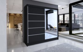 ADRK Furniture - Ormar s kliznim vratima Caro - 180 cm