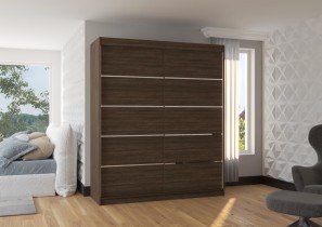 ADRK Furniture - Ormar s kliznim vratima Spectra - 180 cm