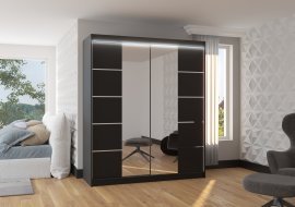 ADRK Furniture - Ormar s kliznim vratima Traves - 180 cm