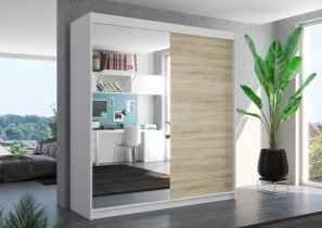 ADRK Furniture - Ormar s kliznim vratima Della - 200 cm