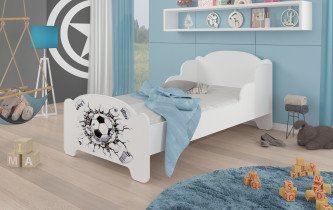 ADRK Furniture - Dječji krevet Amadis grafika - 70x140 cm 